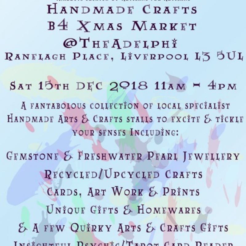 2018 The Artisan  Collective December Handmade Market Flyer